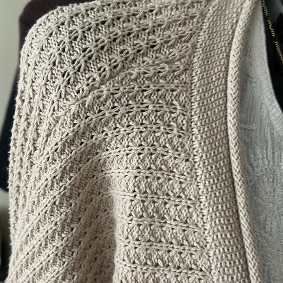 Pink Rose Women's Cream Cardigan Sweater Size Large - Picture 5 of 7